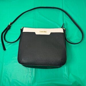 Calvin Klein Black and White Crossbody